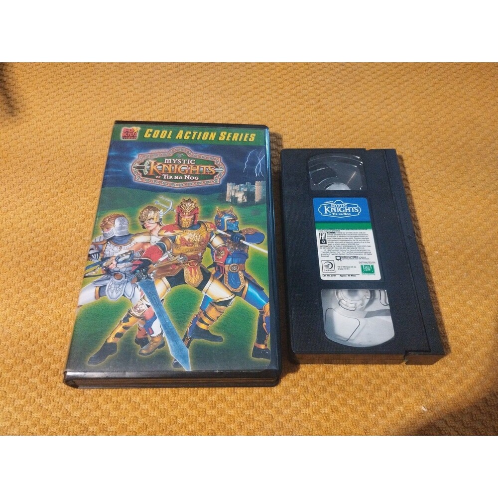 Mystic Knights of Tir Na Nog (1999) - VHS Movie Fox Home Ent. Black Clamshell
